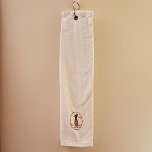 Lady Golfer Golf Towel with Golf Bag Hook or hanging shop cloth!